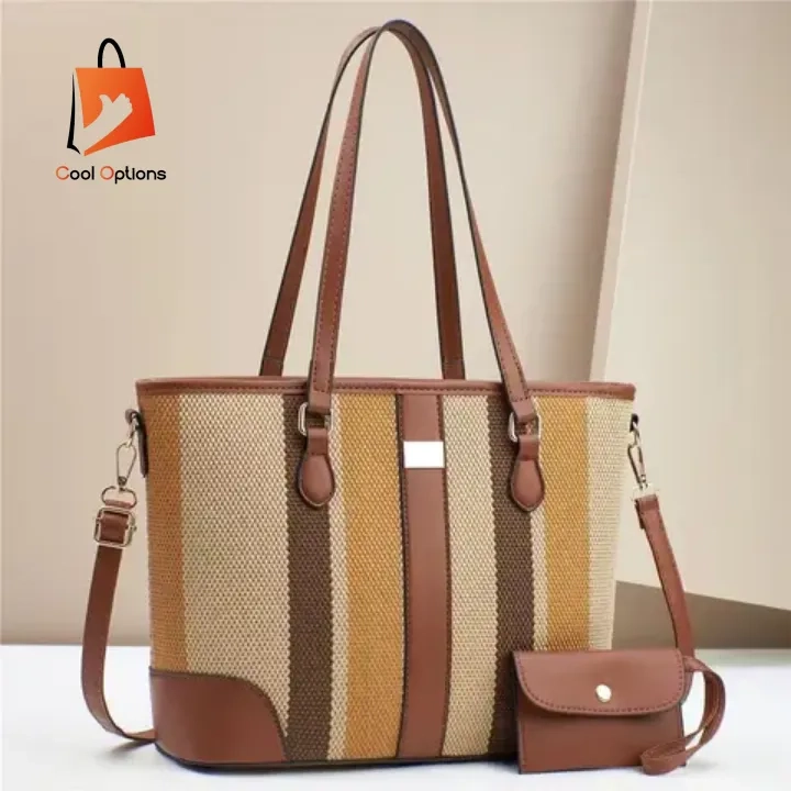 Sac cabas design toile pour femme